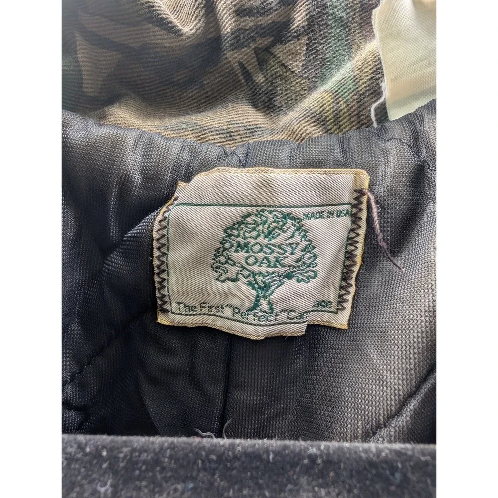 Vintage Mossy Oak Made In USA Treestand Camo Coveralls Men's Large Reg